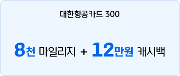 대한항공카드 300